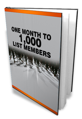 Product picture How To Build 1000 List Members in One Month!